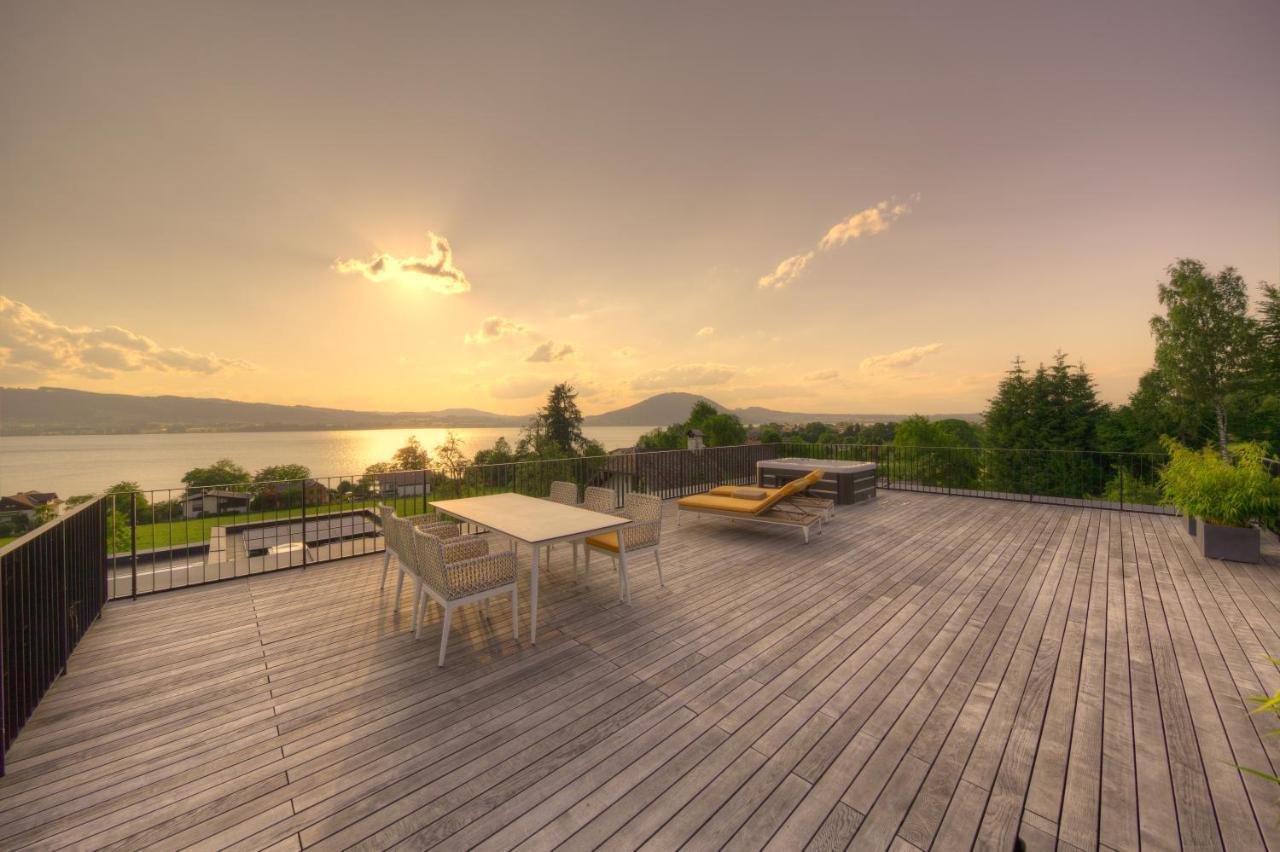 Orange Lounge Attersee Weyregg Exterior foto